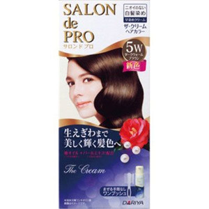 Dariya Salon De Pro One Push The Cream #5W Dark Brown 50g+50g