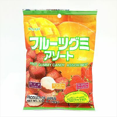 Kasugai G Fruit Assorted Gummy 102g