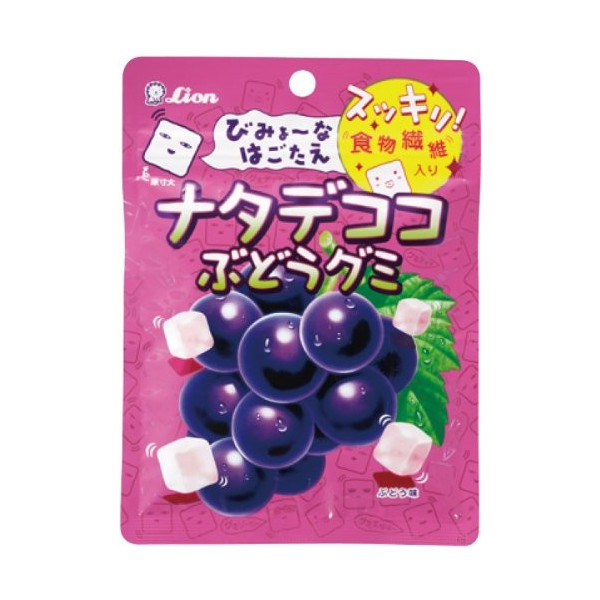 Lion Natadekoko Grape Gummy 44g