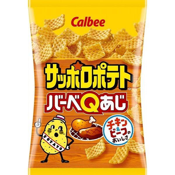 Calbee - Sapporo Potato BBQ Aji 80g