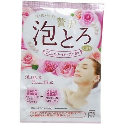 COW SOAP - Bubble & Aroma Bath Salt 30g Jewelry Rose