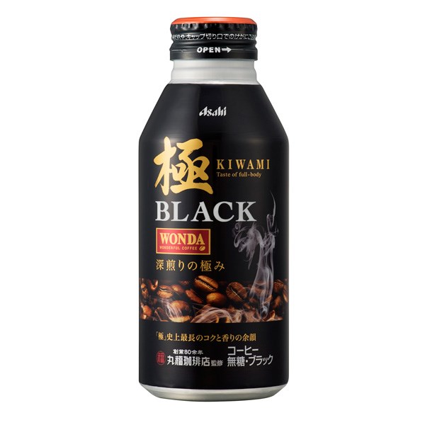 ASAHI - Wonda Black Coffee Bottle Can 400g