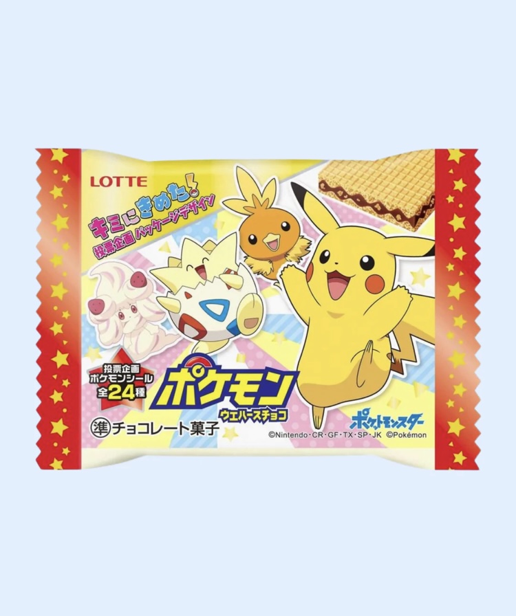 LOTTE - Pokemon Chocolate Wafer