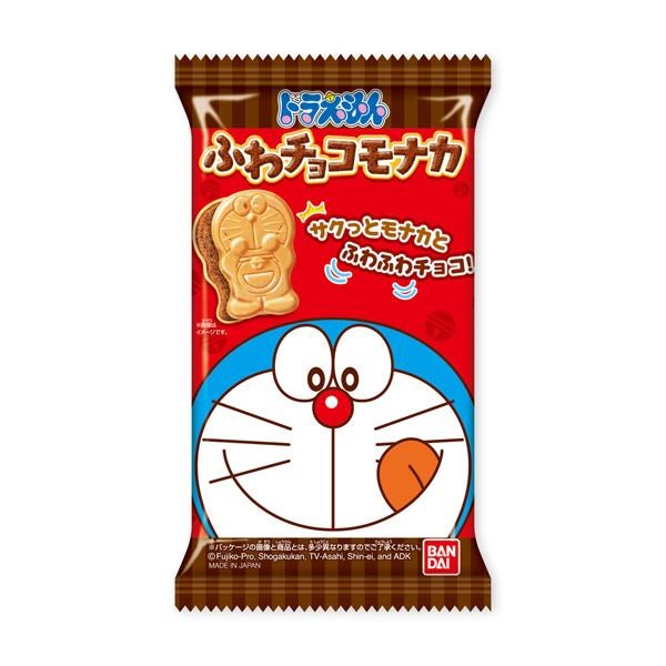 BANDAI - Doraemon Fuwa Choco Monaka Chocolate Cookie 1P