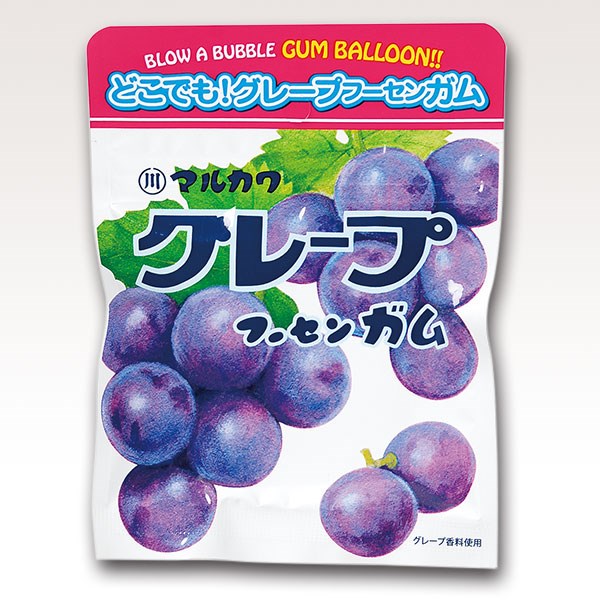 MARUKAWA - Zip Bag Grape Gum 47g