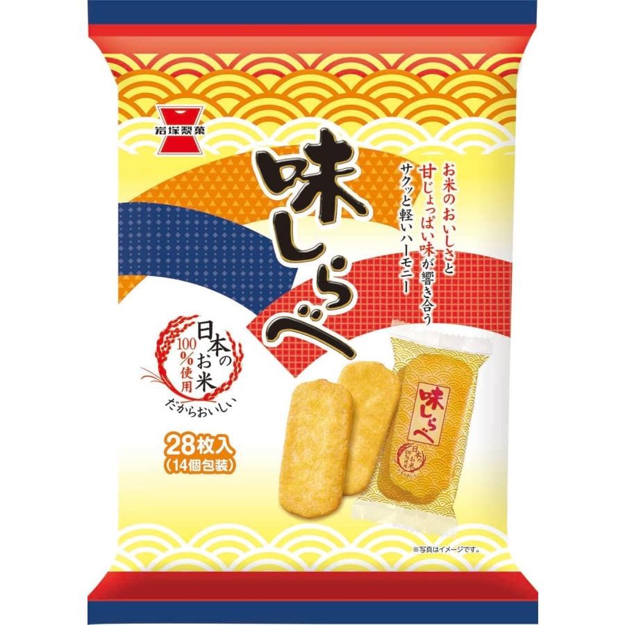 IWATSUKA SEIKA - Aji Shirabe Sweet Rice Cracker 28p