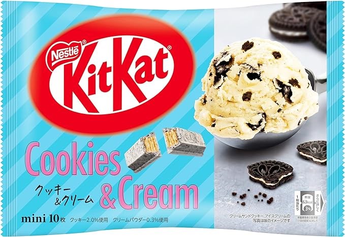 NESTLE - Kitkat Mini Cookie&Cream 10p