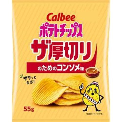 CALBEE - Potato Chips Thick Consomme 55g