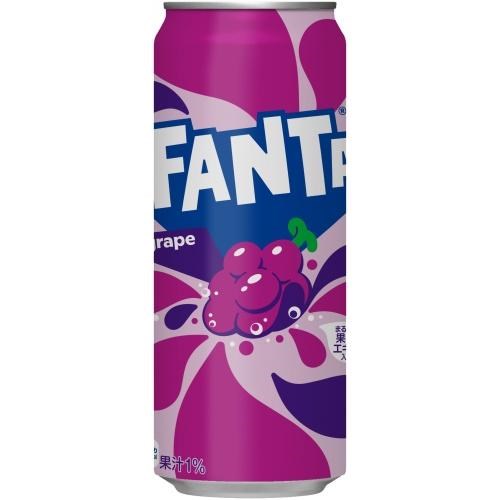 JAPAN-COLA - Fanta Grape Soda 500ml CAN