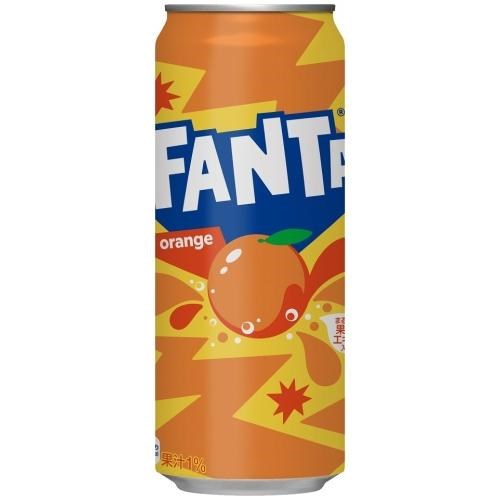 JAPAN-COLA - Fanta Orange Soda 500ml CAN