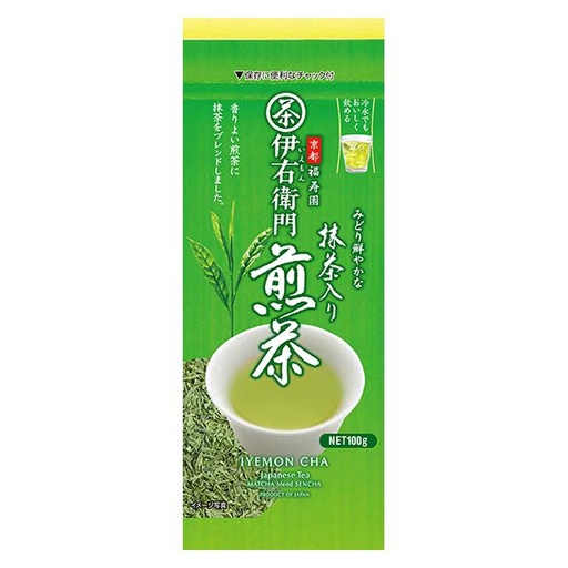 [0300325J] Ujinotsuyu Iemon Green Tea with Matcha 100g