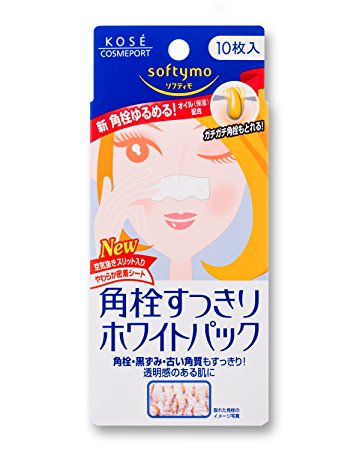 [0503617J] Kose Softymo Nose Pore Remover Pack White 10's