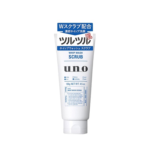 [SHS44968] Shiseido Uno Whip Wash Scrub 130g