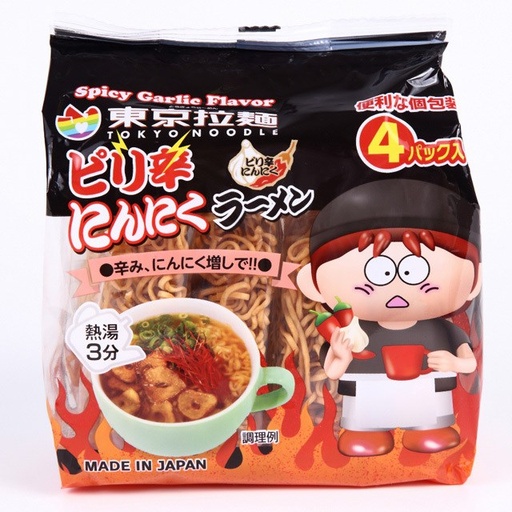 [TOK02001] TOKYO RAMEN - Spicy Garlic Flavor 4p