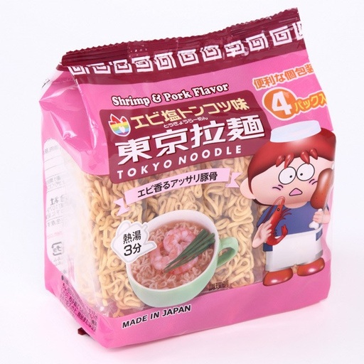 [TOK02015] TOKYO RAMEN - Shrimp and Pork Flavor 4p