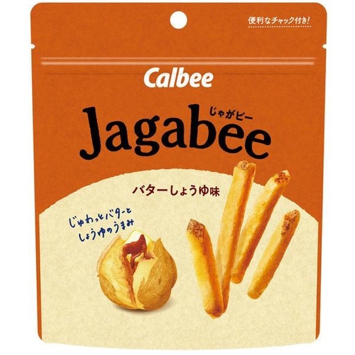 [CAL64735] CALBEE - Jagabee Butter & Soy Sauce Potato Snack 38g