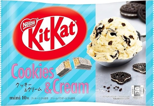 [NES18233] NESTLE - Kitkat Mini Cookie&Cream 10p